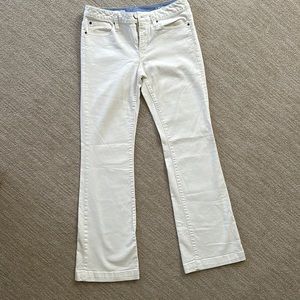 Gap flare white jeans